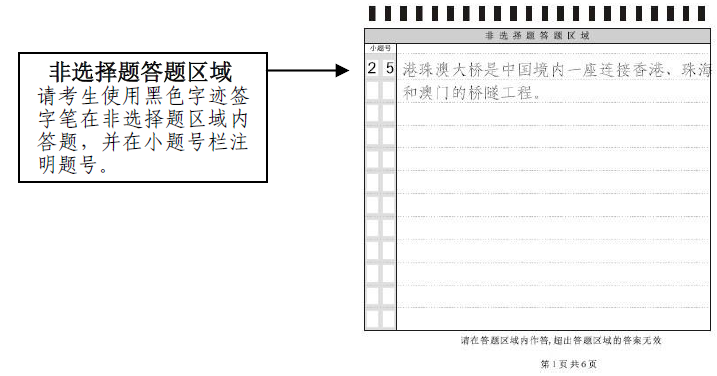 2021年成人高考答题卡规范化作答问答